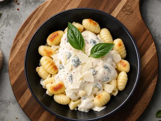Gnocchis 4 Formaggi : Chèvre, gorgonzola, mozzarella, parmesan